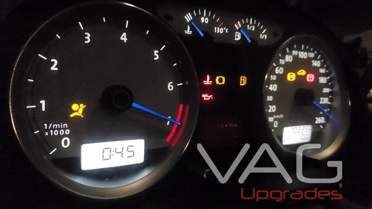 Vag Upgrades - Barrido de agujas y agujas azules  cl&aacute;sico GLI