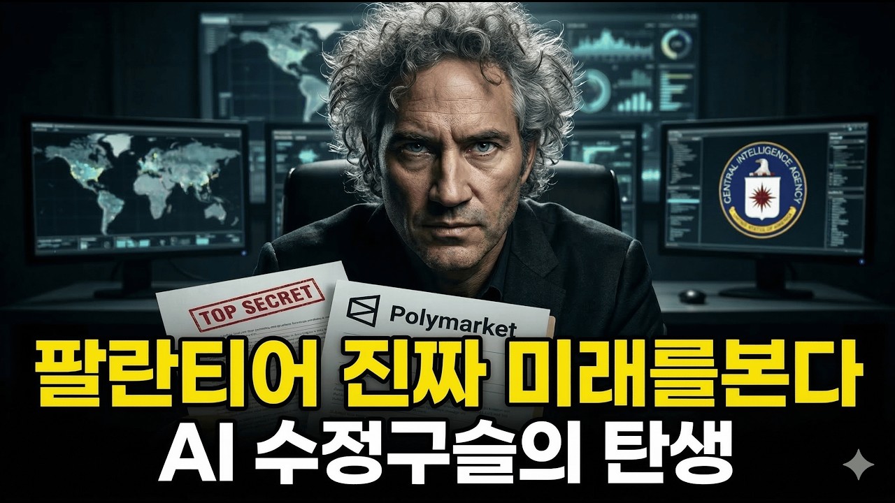 팔란티어와 폴리마켓의 파트너쉽으로 진정한 AI 수정구슬 탄생