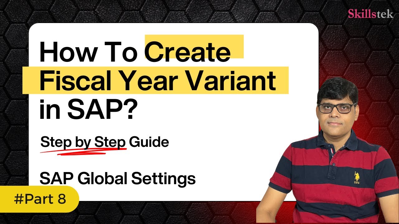 How to Create Fiscal Year Variant in SAP FICO & Assign it Using OB29, OB37? - Step by Step