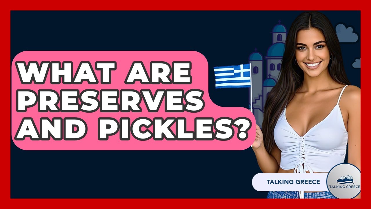 What Are Preserves And Pickles? - Talking Greece