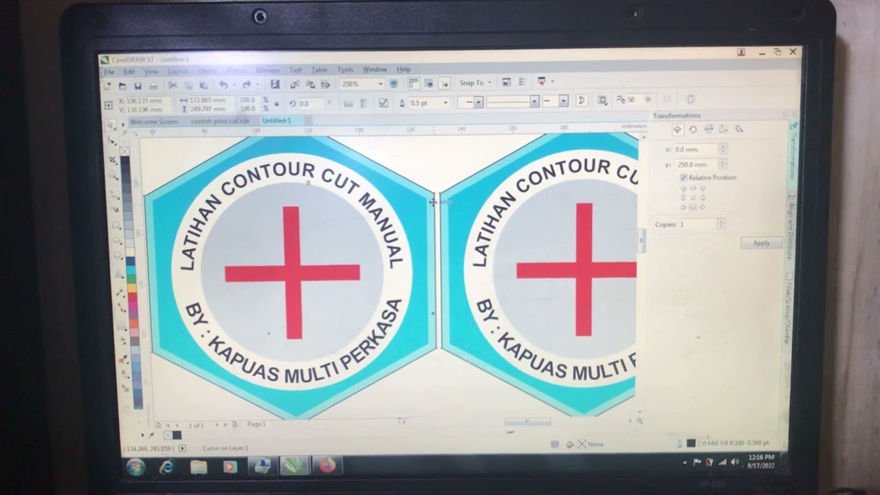 JINKA cutting contour manual | JINKA tipe apa aja pasti bisa (kalau paham)