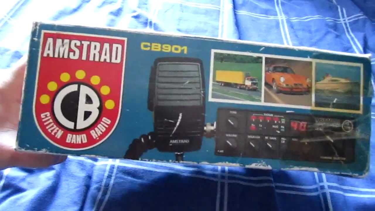 BOXED AMSTRAD 901 CB RADIO WITH MANUAL AND LICENCE