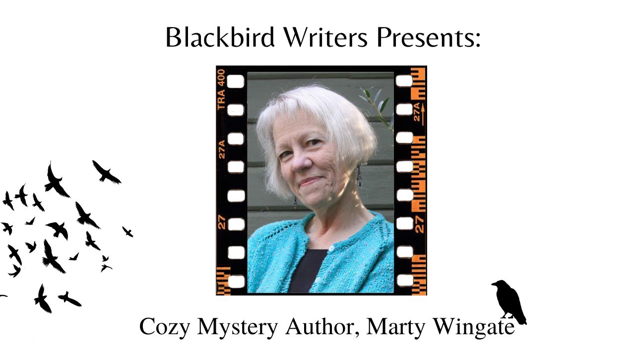 Marty Wingate, Cozy Mystery Writer, in Conversation with Sharon Lynn