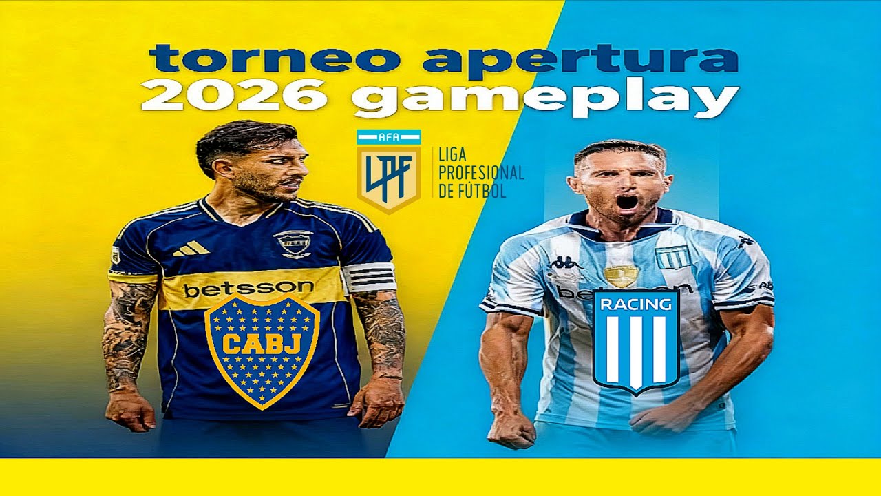 BOCA JUNIORS vs RACING CLUB (0-0) |Fecha6 Torneo Apertura 2026 | Full Match Gameplay Football PES 21