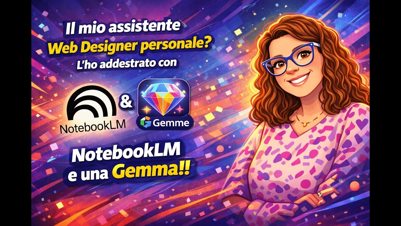 Nuovo workflow! Il mio assistente Web Designer personale? L'ho addestrato con NotebookLM e una Gemma
