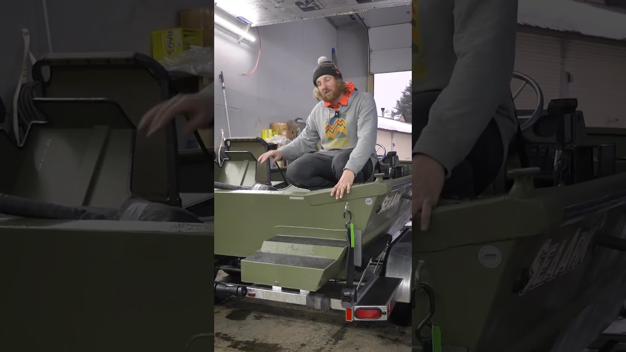 SeaArk 2072 MVT Fishing Boat Walkthrough Caroga Lake Marina #boat #fishingboat @SeaArkBoats