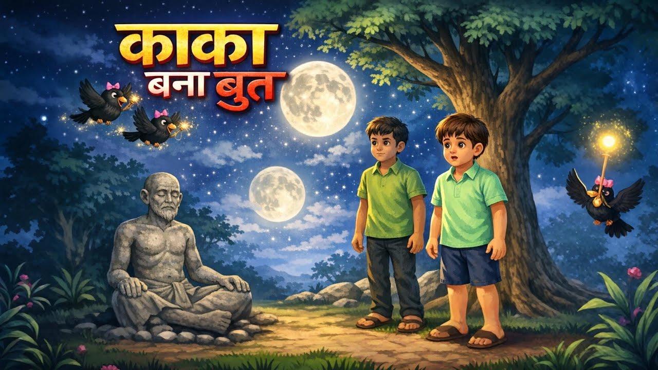 दो दोस्तों ने बुत देखा खेत में 
