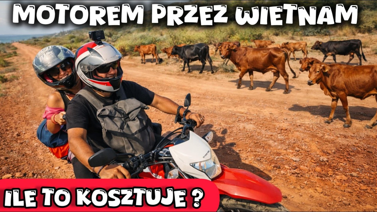 Wietnam, jakiego NIE ZNACIE. Rybackie wioski i puste drogi nad samym morzem  Tylko krowy i  wiatr