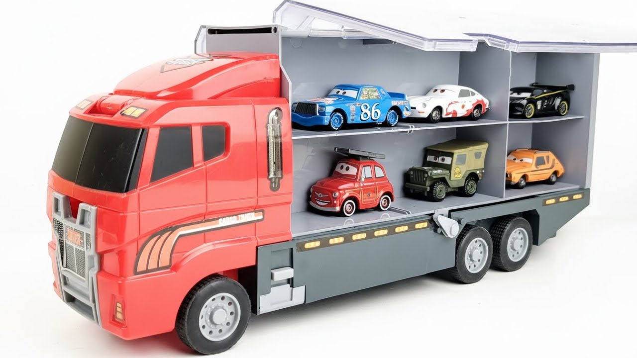 Disney Pixar Cars Unboxing Review | Lightning Mcqueen, Tow Mater, Doc Hudson, Sally Carrera, Cruz
