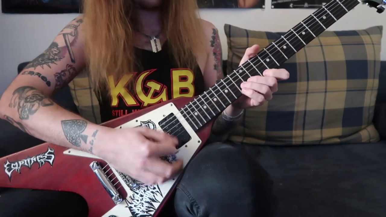 Evil Invaders - Anger Within (Guitar solo play through)