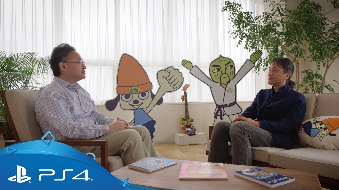 PaRappa the Rapper | Masaya Matsuura and Shuhei Yoshida Interview | PS4