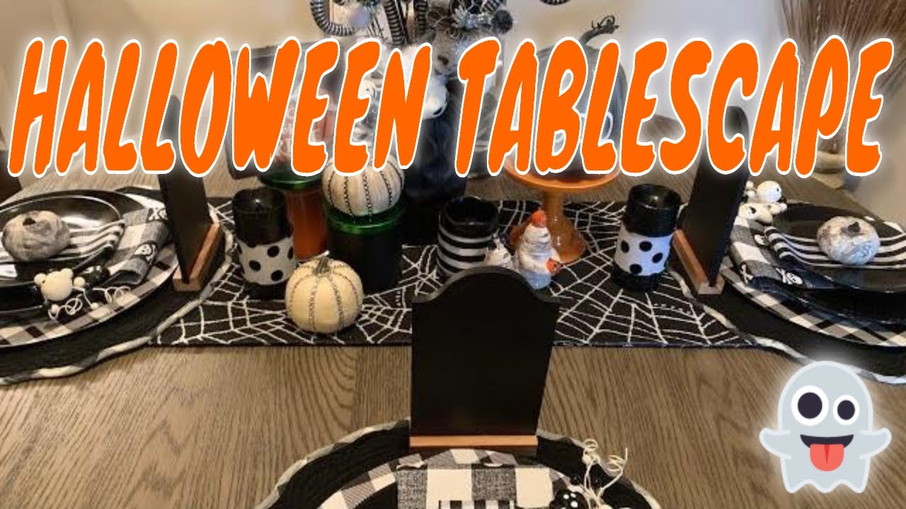 Halloween Tablescape | Halloween Table Decor | Fun and Easy Halloween Decorating | Halloween Decor