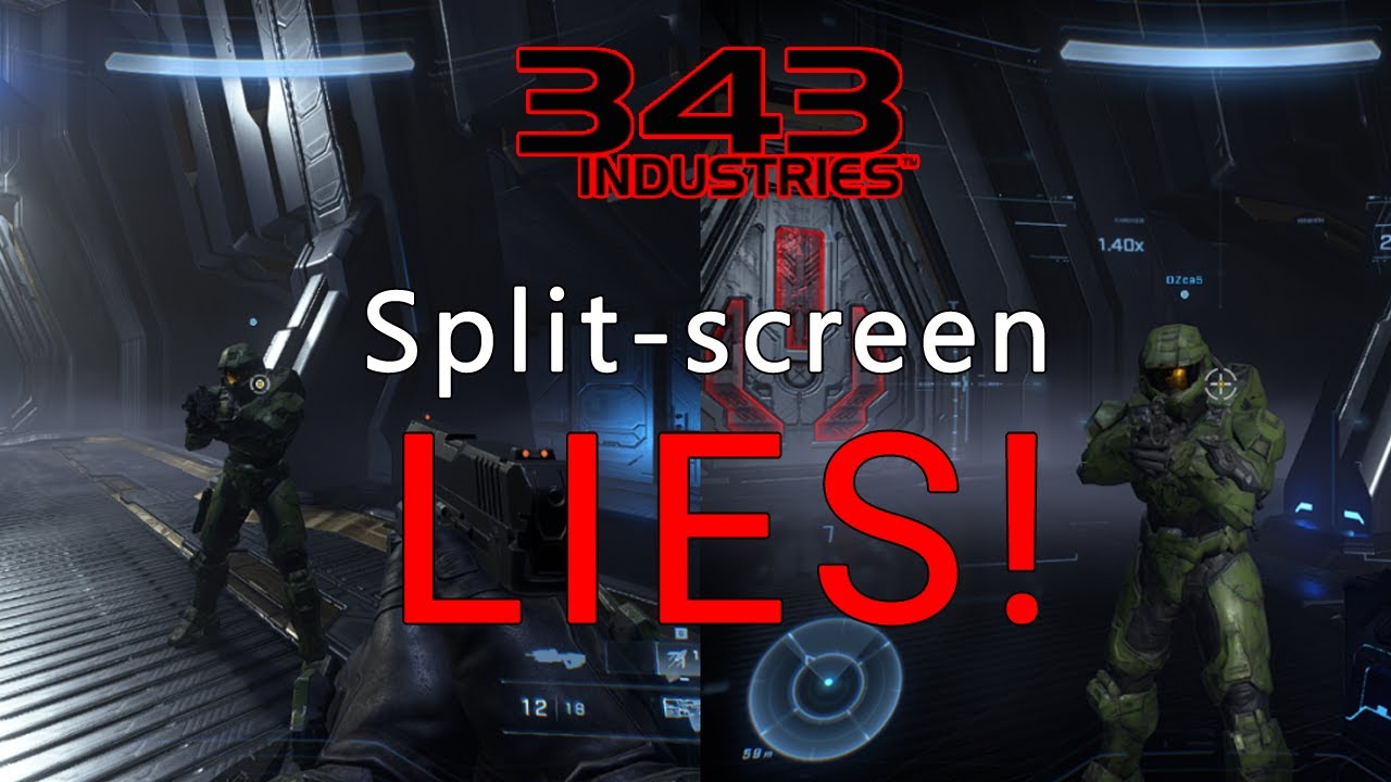 343 Industries LIED about SPLIT SCREEN campaign coop to secure sales in the HALO series