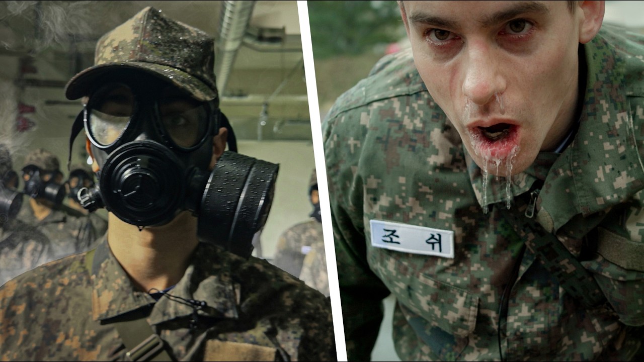 Korean Navy Gas Chamber training is HARDCORE
