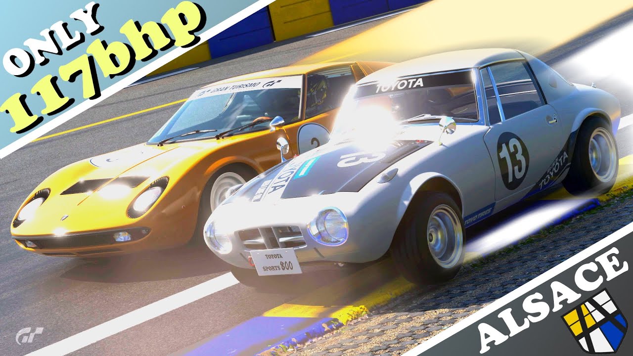 Gran Turismo 7 Can You Beat The Human Comedy Alsace Race With A 117BHP Toyota Sports 800