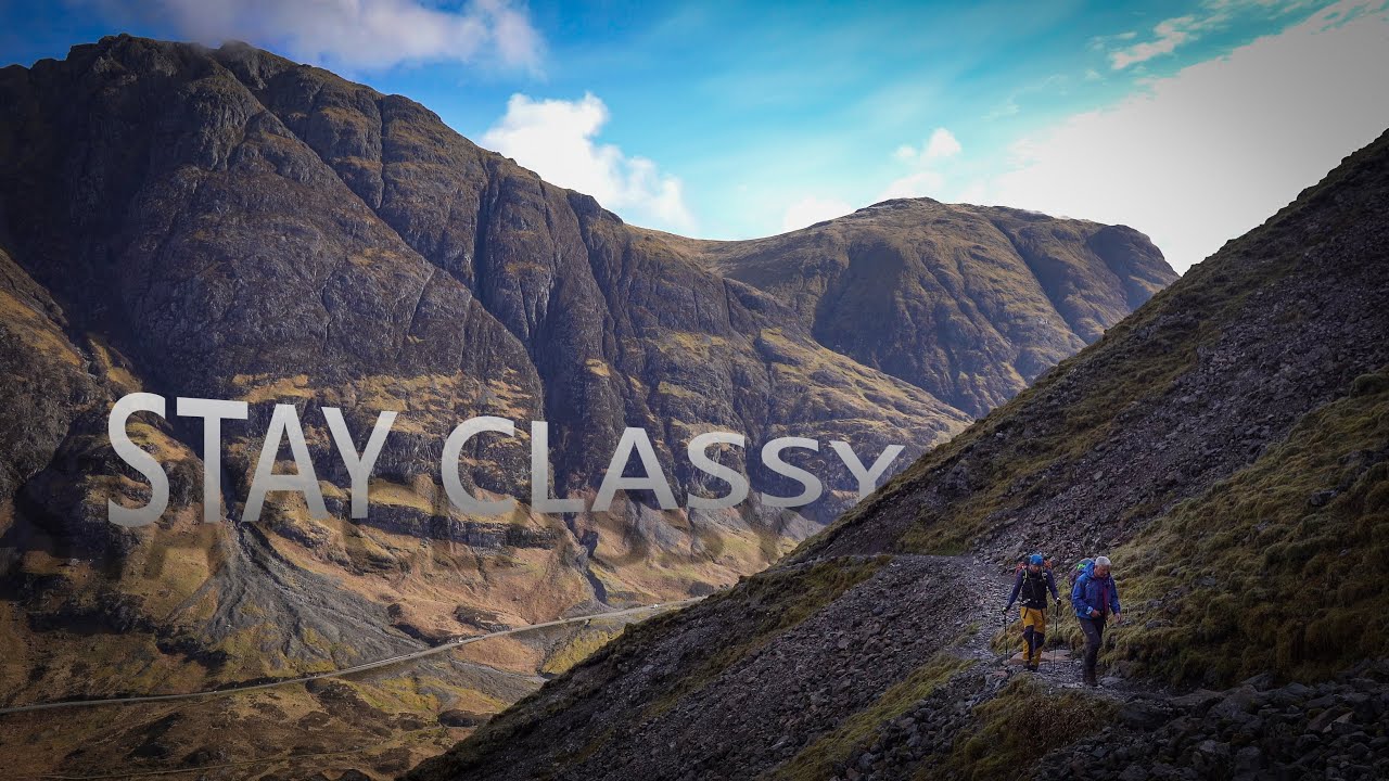 The Three Sisters of Glen Coe : A Classy Climb !