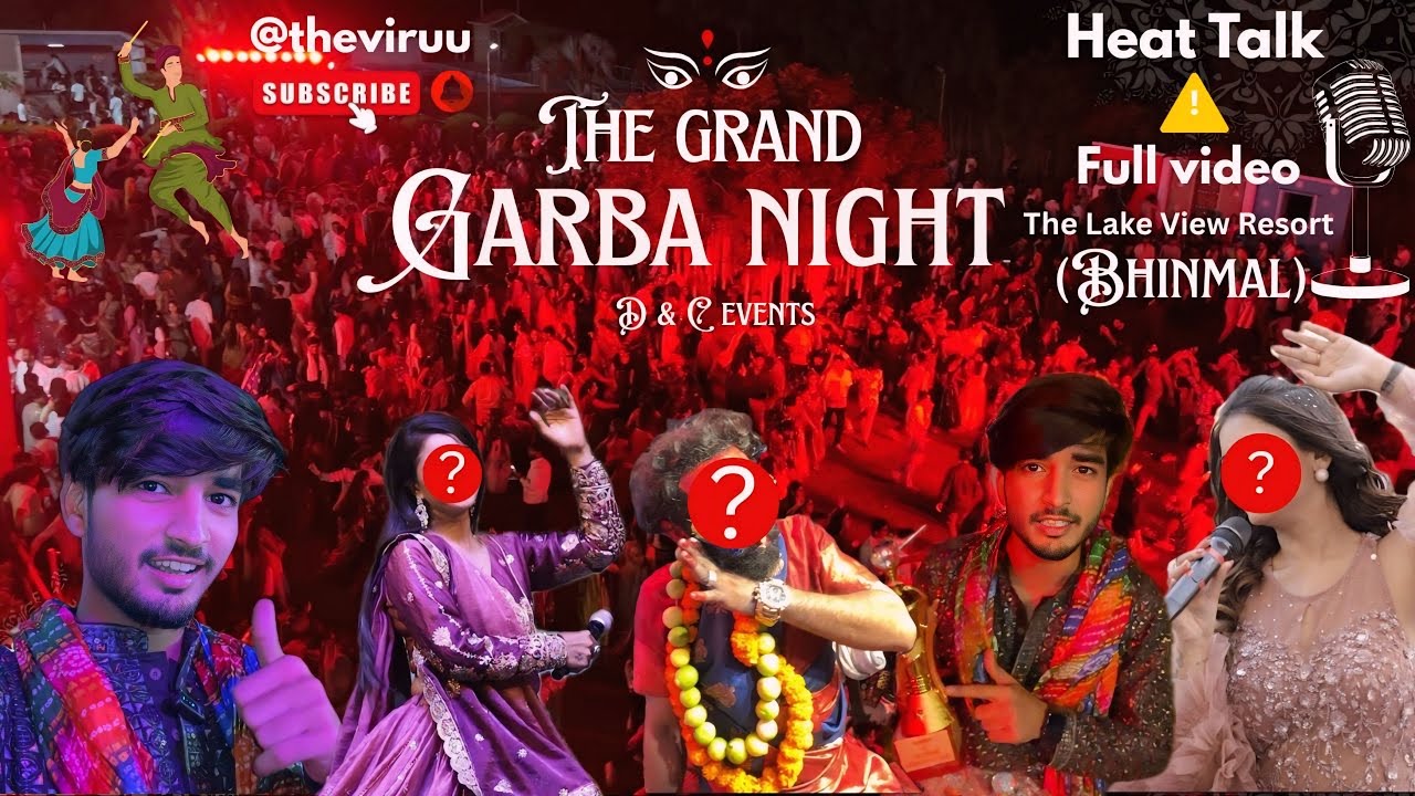 Navrotsav 2025  🔥💃 Grand Garba Night Bhinmal / Viru soni / #vlog #garba #rajasthan #bhinmal 