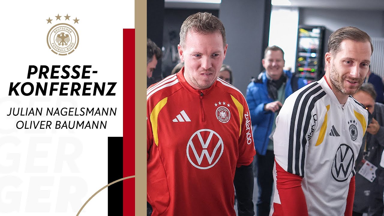 RE-LIVE | PK der Nationalmannschaft mit Julian Nagelsmann und Oliver Baumann | WMQ gegen Slowakei