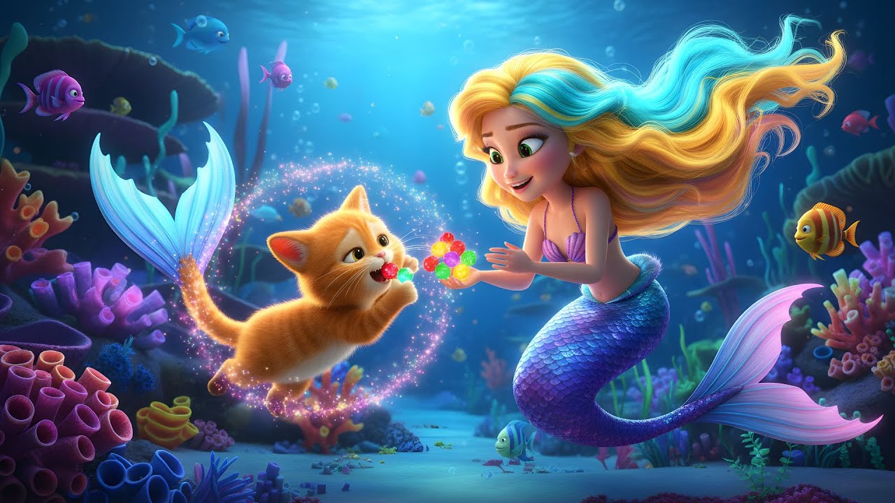 Journey to the Deepest Part of the Ocean Giant Octopus vs. Submarine Cat | SunnySmiles Kids