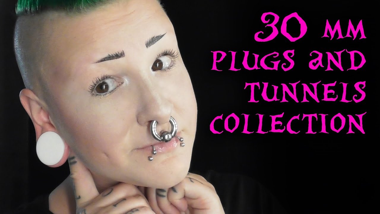 30 mm plugs and tunnels collection