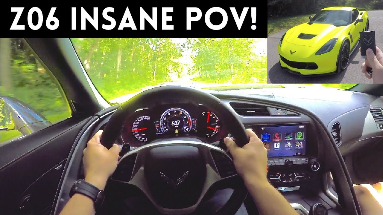 INSANE C7 Corvette Z06 POV Drive! RIDICULOUS Exhaust Sound!