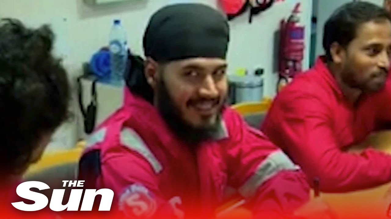 'Smiling' crew of British tanker Stena Impero appear on Iranian state TV