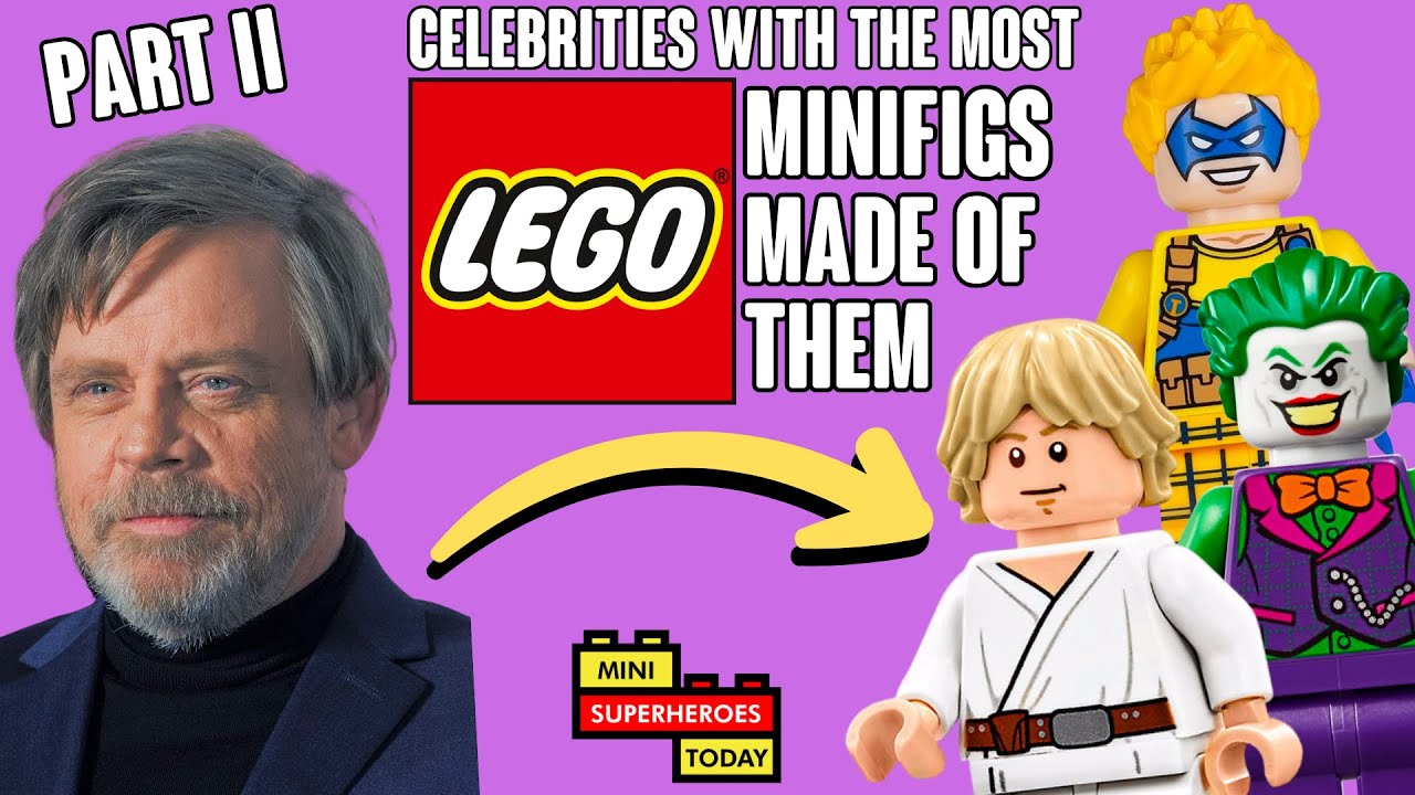 Celebrities With THE MOST LEGO Minifigs Made of Them (PART II)