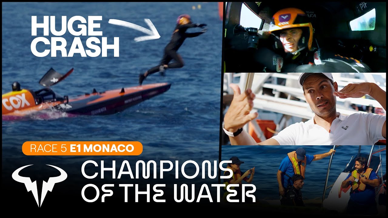 E1 Pilot Rescued After Crash 😱 Champions of the Water: Episode 5 | E1 Monaco