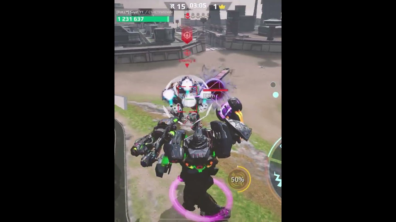 MAULER vs LUCHADOR 🔥| War Robots #shorts #gaming #warrobots