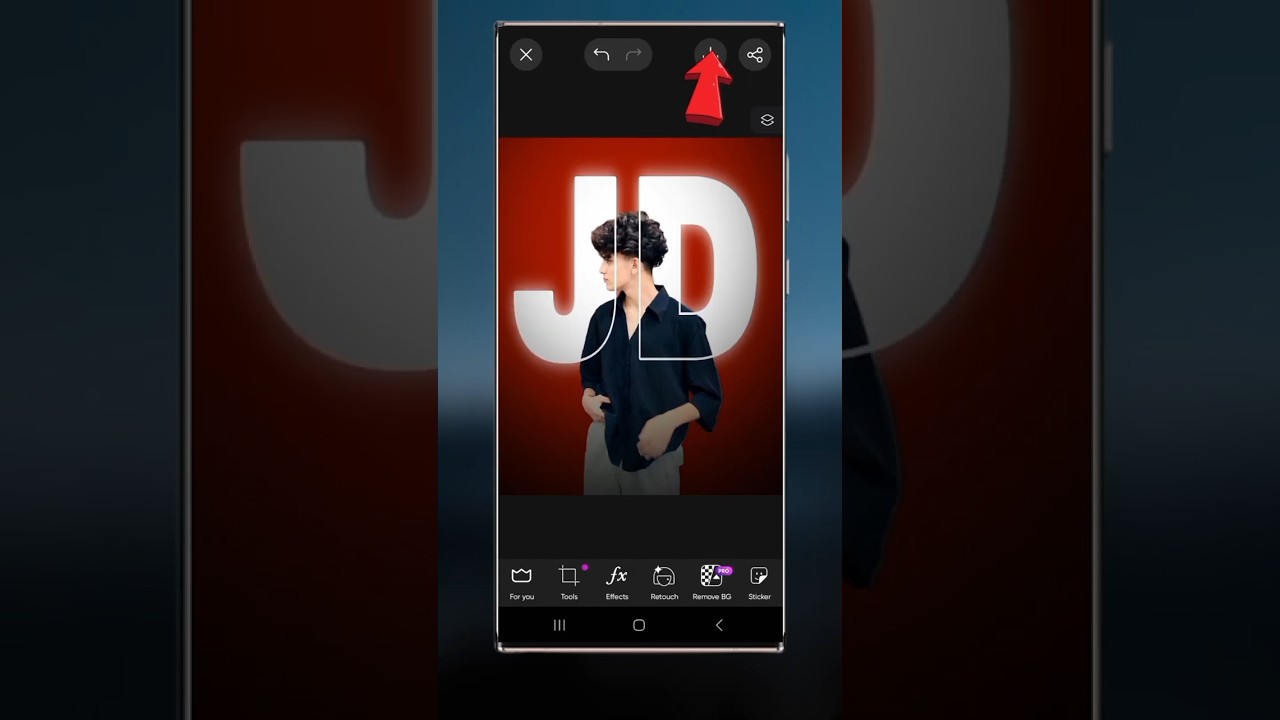 How to make Transparent text effect in Picsart | Picsart Photo editing