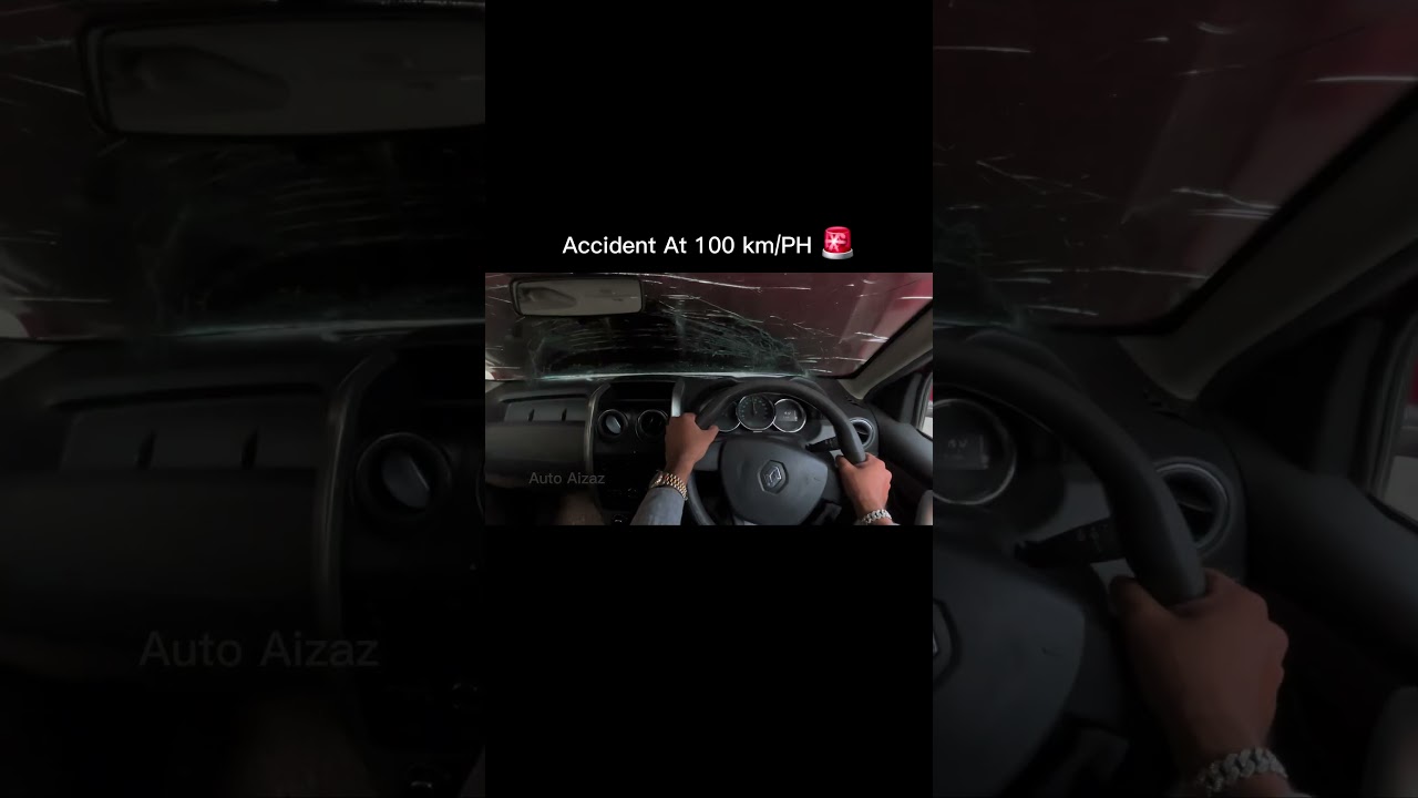 Jaan bach gayi 🤕 #automobile #pov #accident #viralshorts #trending #car #driving
