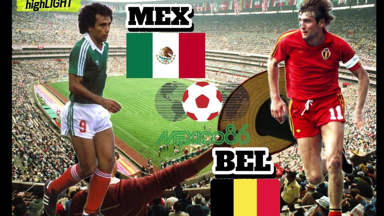 MEXICO vs BELGIUM 2-1 / WORLD CUP  1986 MEXICO / Full HD 1080p.