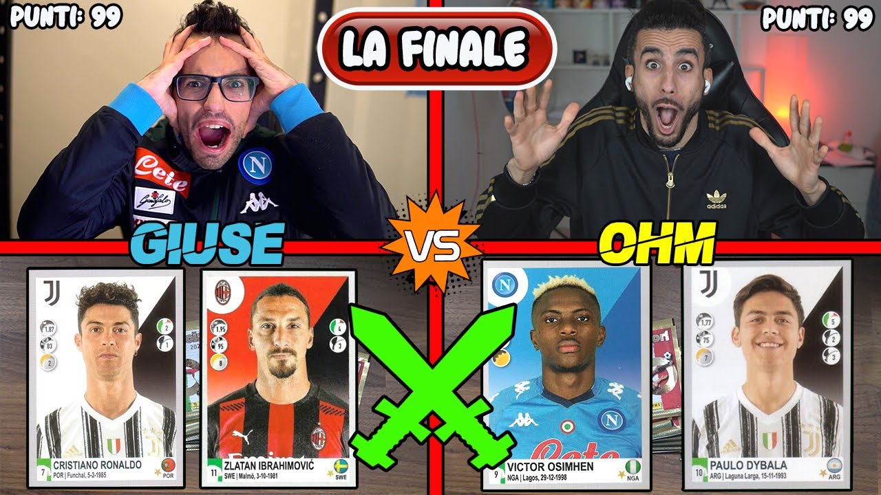 😱 FINALE INCREDIBILE DELLA SERIE con LE FIGURINE DEI CALCIATORI PANINI! CARD BATTLE CONTRO OHM! EP.3