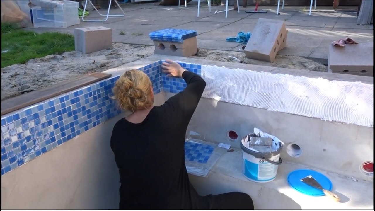 Zwembad tegelen - DIY met Nicole
