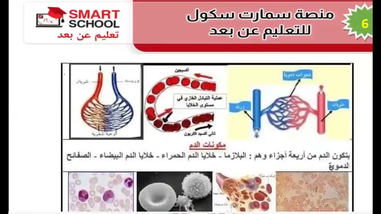 حصة علوم السنة السادسة 10 جانفي 