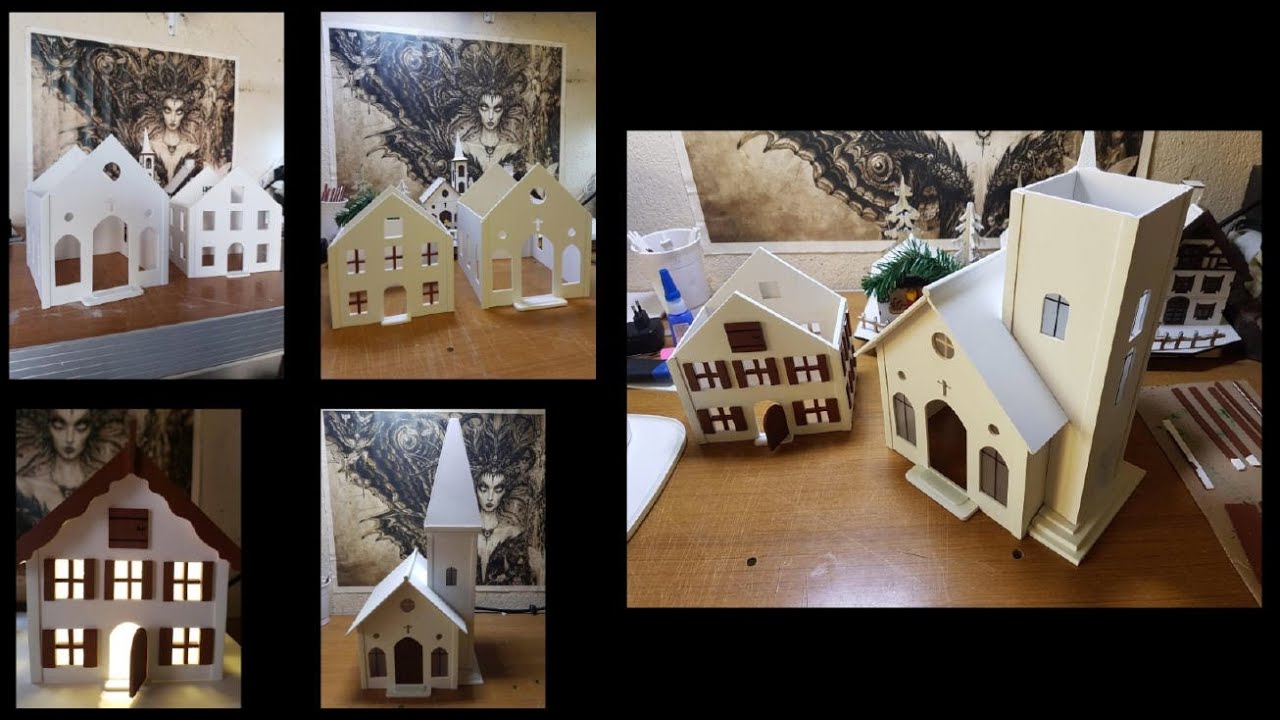 Diorama petit village en photos