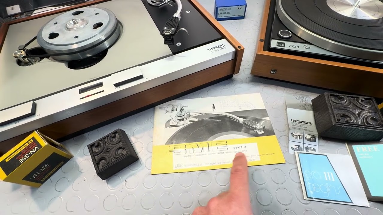 Thorens TD125 II  + SME 3009 e DUAL  701 