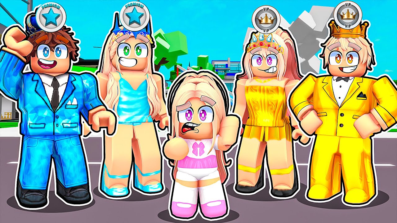 MAŁA AMI WYBIERA ŻYCIE VIP vs ŻYCIE PREMIUM na BROOKHAVEN w ROBLOX! 😱