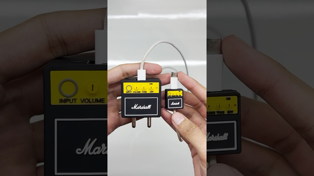 iPhone Charger/Adapter Cover #cute #silicone #apple #cover #case #cartoon #marshall #amplifier
