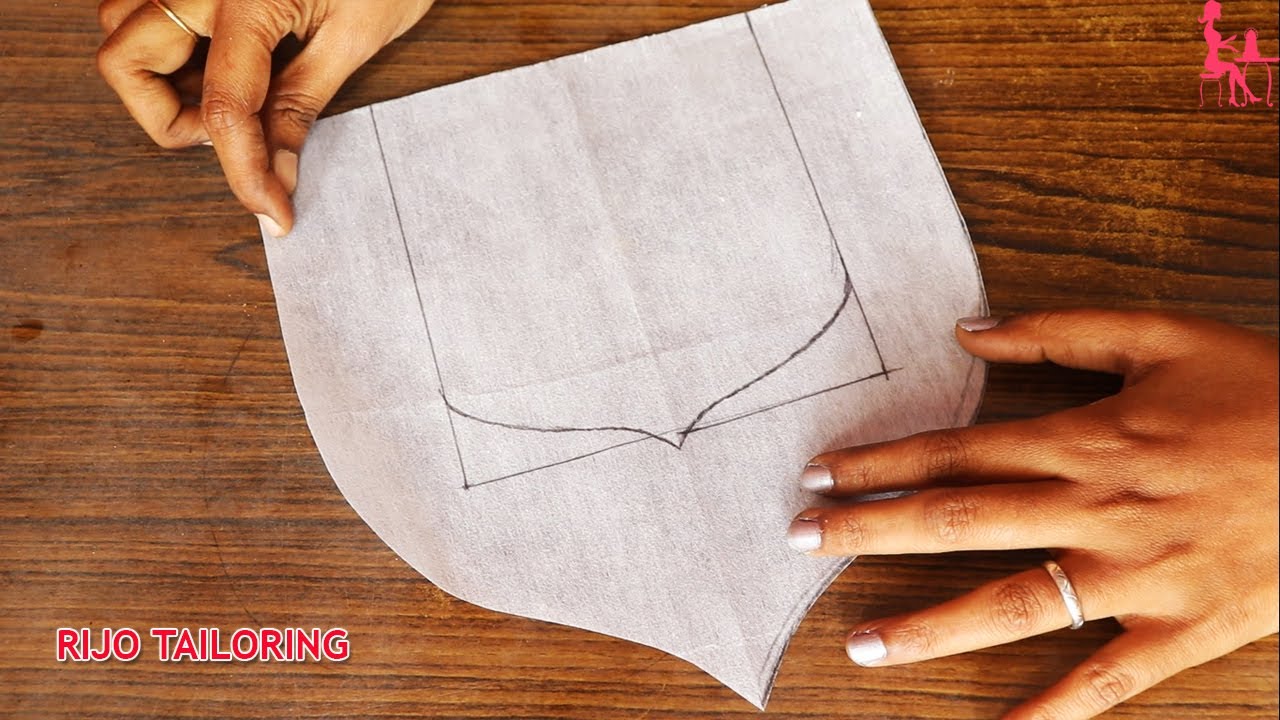 new model nighty neck design cutting and stitching in tamil | simple nighty patch work neck design