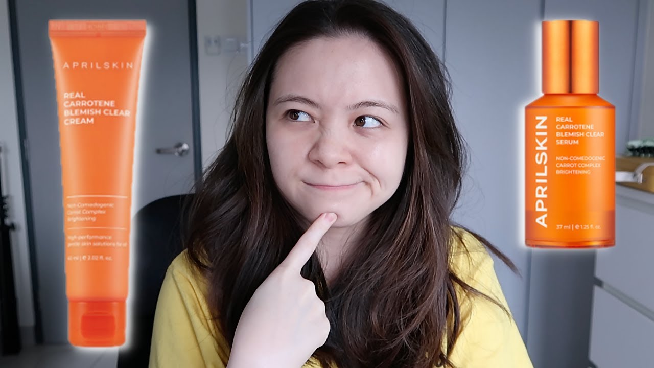 Aprilskin Real Carrotene Blemish Clear Serum & Cream Review //JQLeeJQ