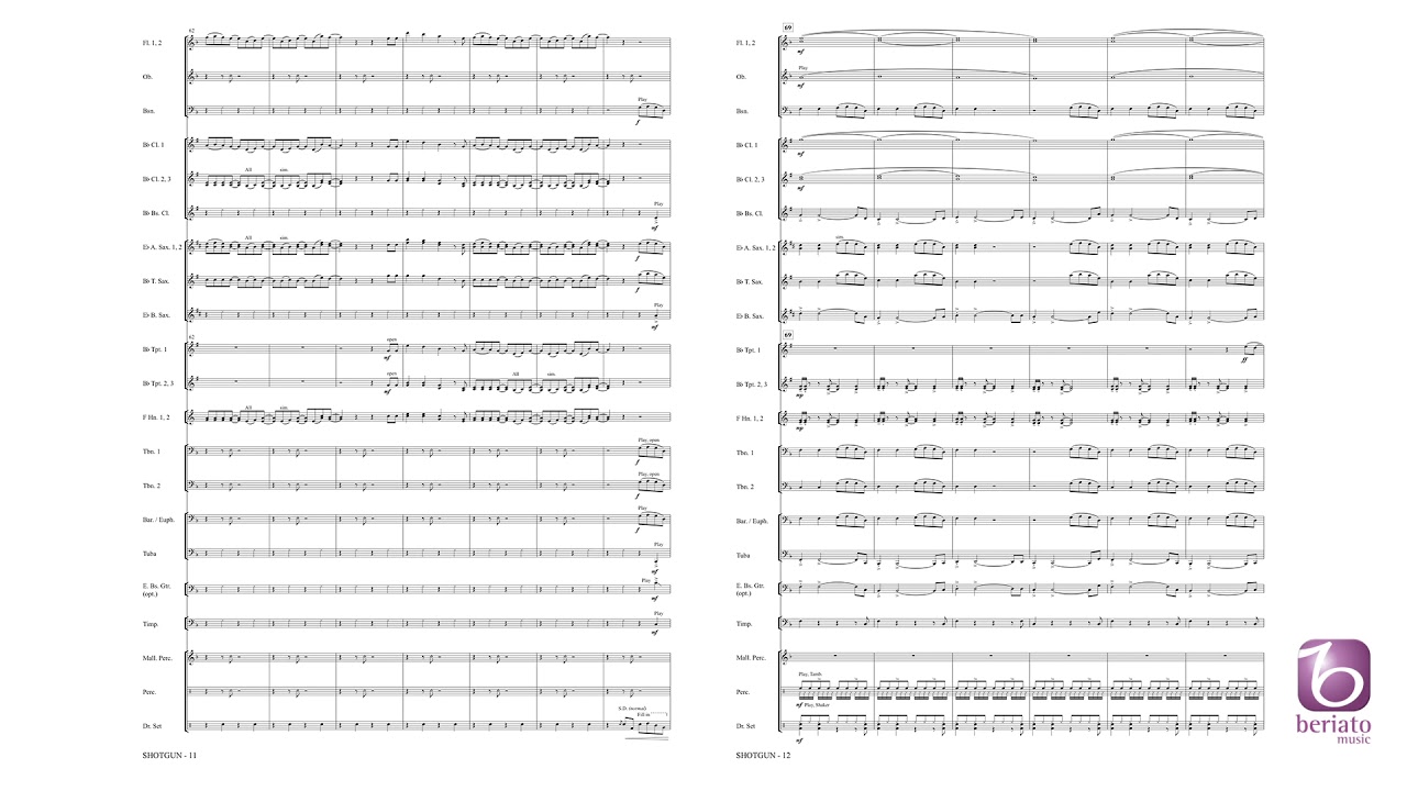 Shotgun – arr. by Filip Ceunen
