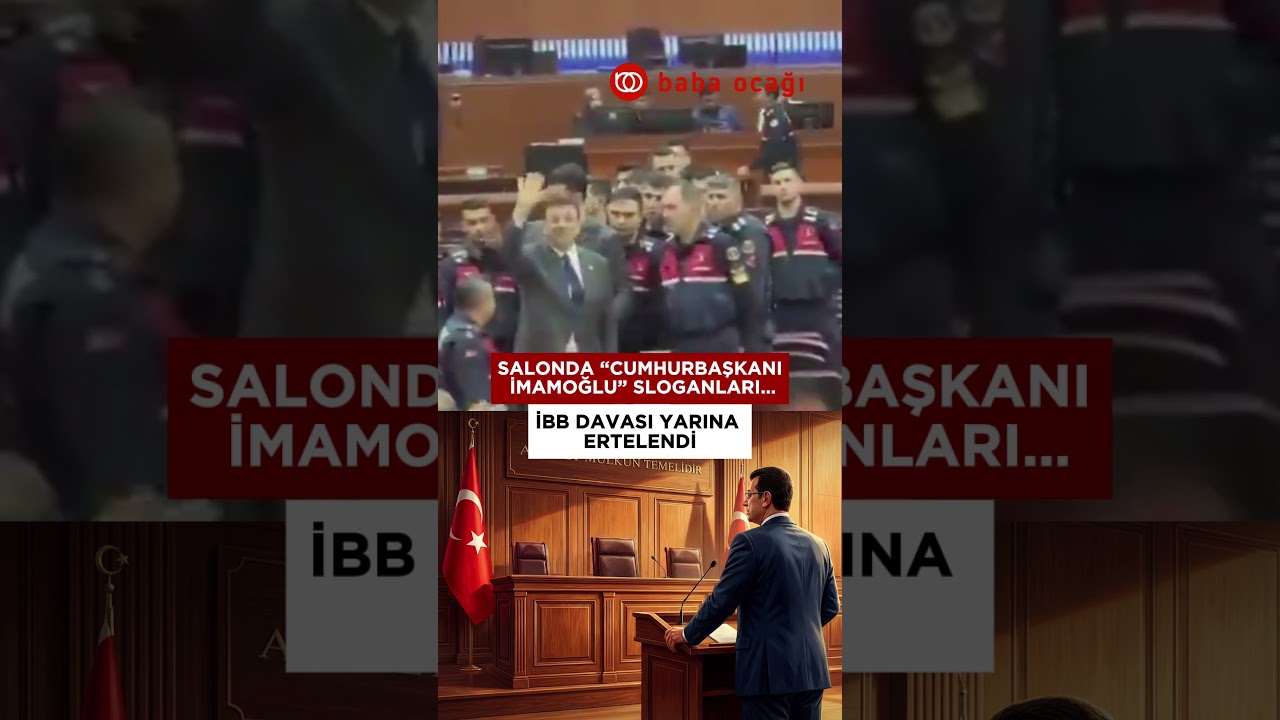 İBB Davası Yarına Ertelendi: Salonda &ldquo;Cumhurbaşkanı İmamoğlu&rdquo; Sloganları&hellip; #chp #ekremimamoğlu