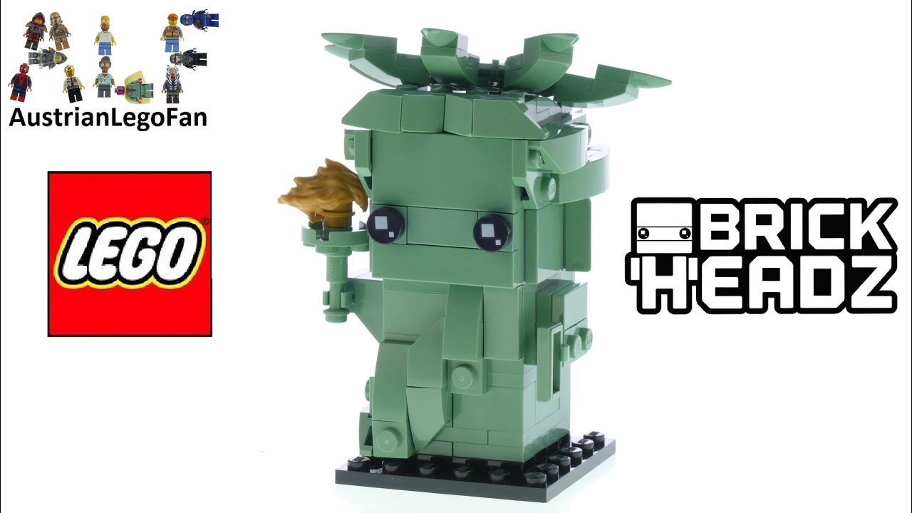 Lego Brickheadz 40367 Lady Liberty Speed Build