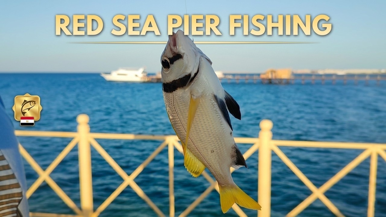 Fishing 🎣🐟🦑 from the pier in Egypt  Hurghada  Red sea El Karma Nubia | РЫБАЛКА В ЕГИПТЕ, Хургада