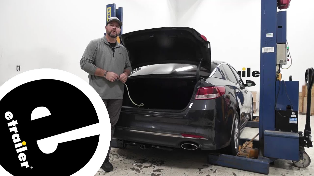 etrailer | Curt T-Connector Vehicle Wiring Harness Installation - 2016 Kia Optima