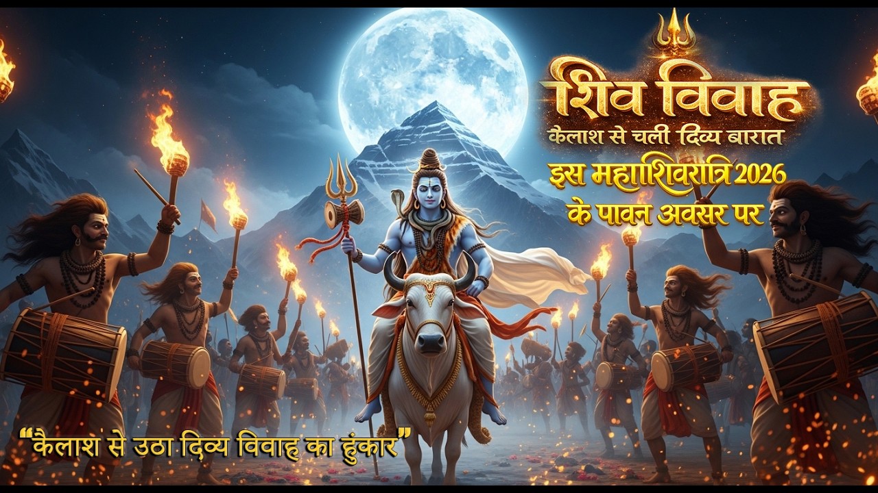 Shiv Vivah Mahashivratri Special 🔱 Divine Baraat from Kailash | Epic 8K Visual
