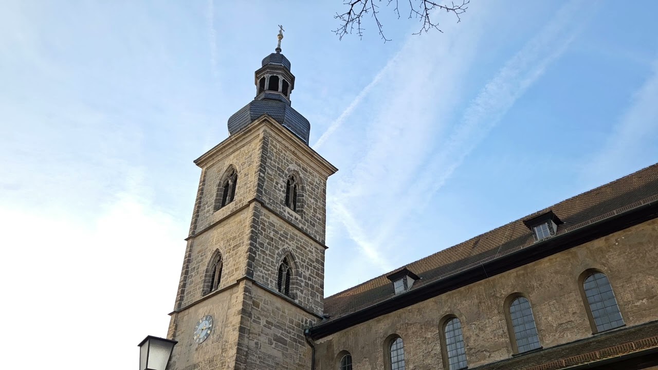 Bamberg (BA) Altstadt kath. Kirche St. Jakob : Vollgeläut