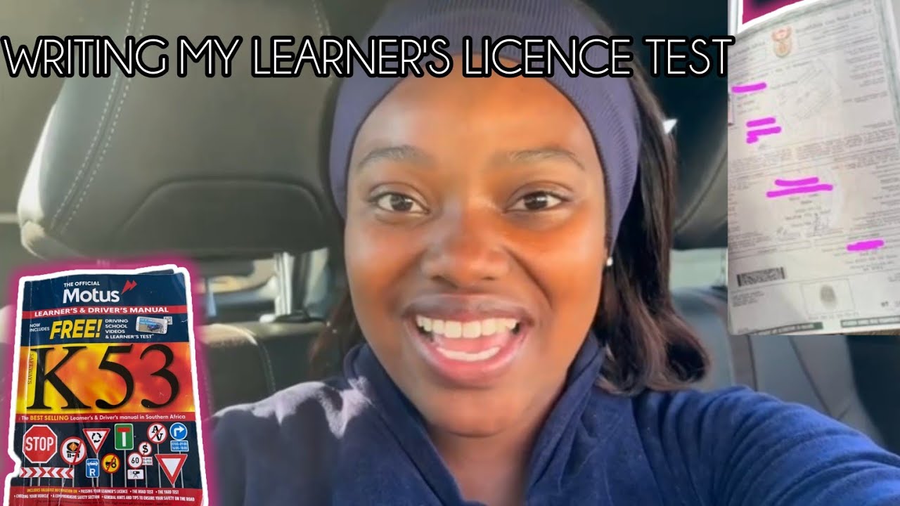 Writing my learner's licence test| Learning how to drive P3 🇿🇦💜