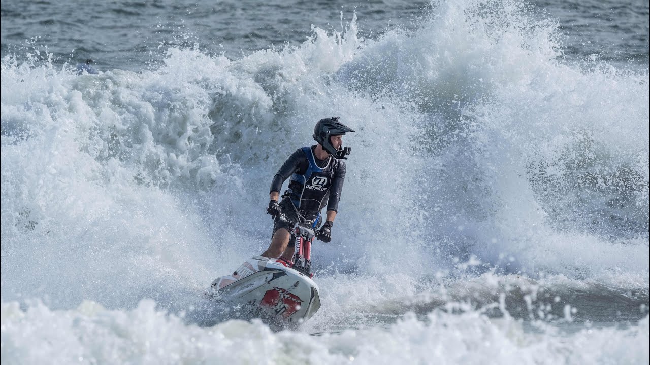 Surf riding my Rickter STANDUP JETSKI (3 flip attempts) 1st/3rd POV